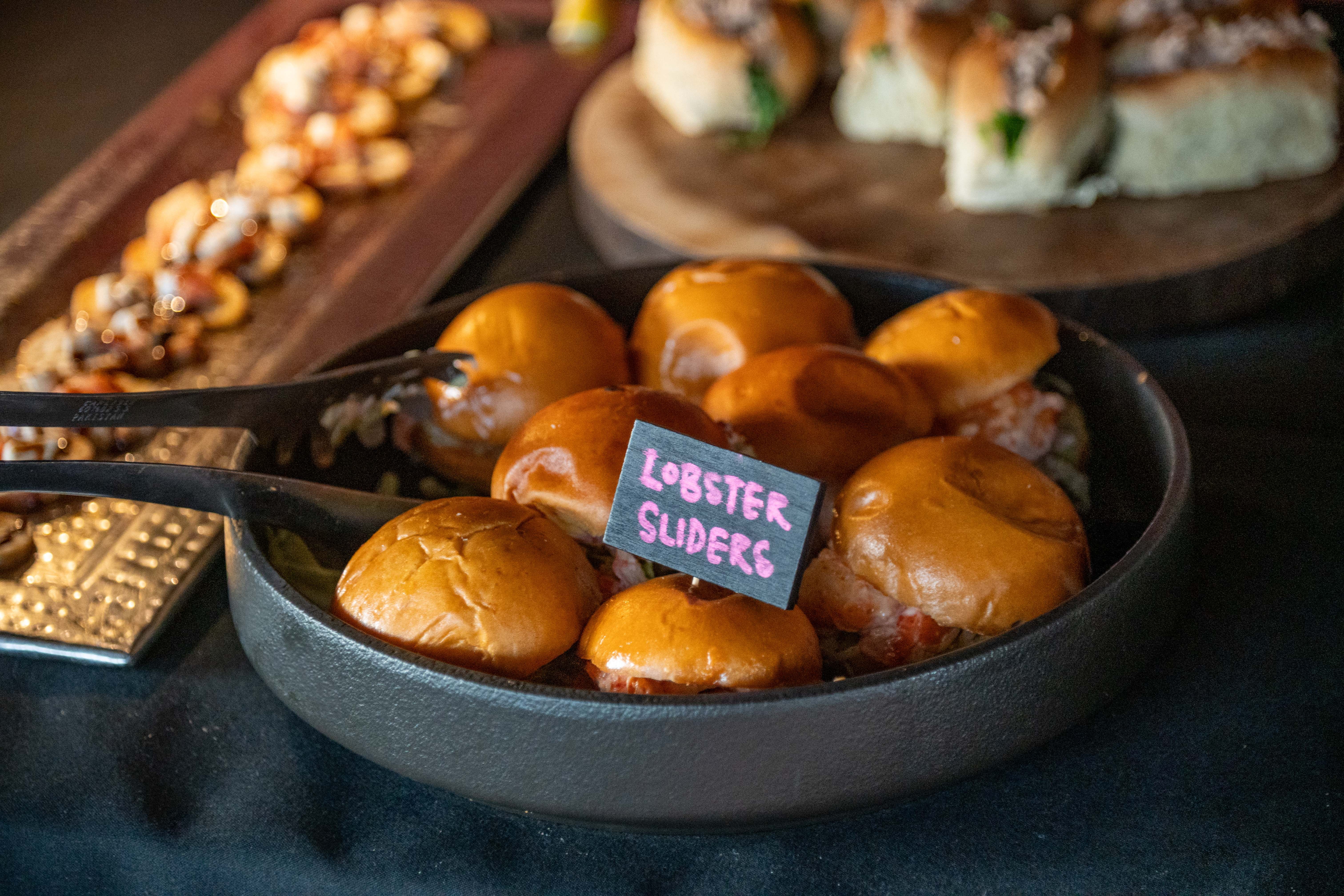 Lobster slides for the VIP experience.
