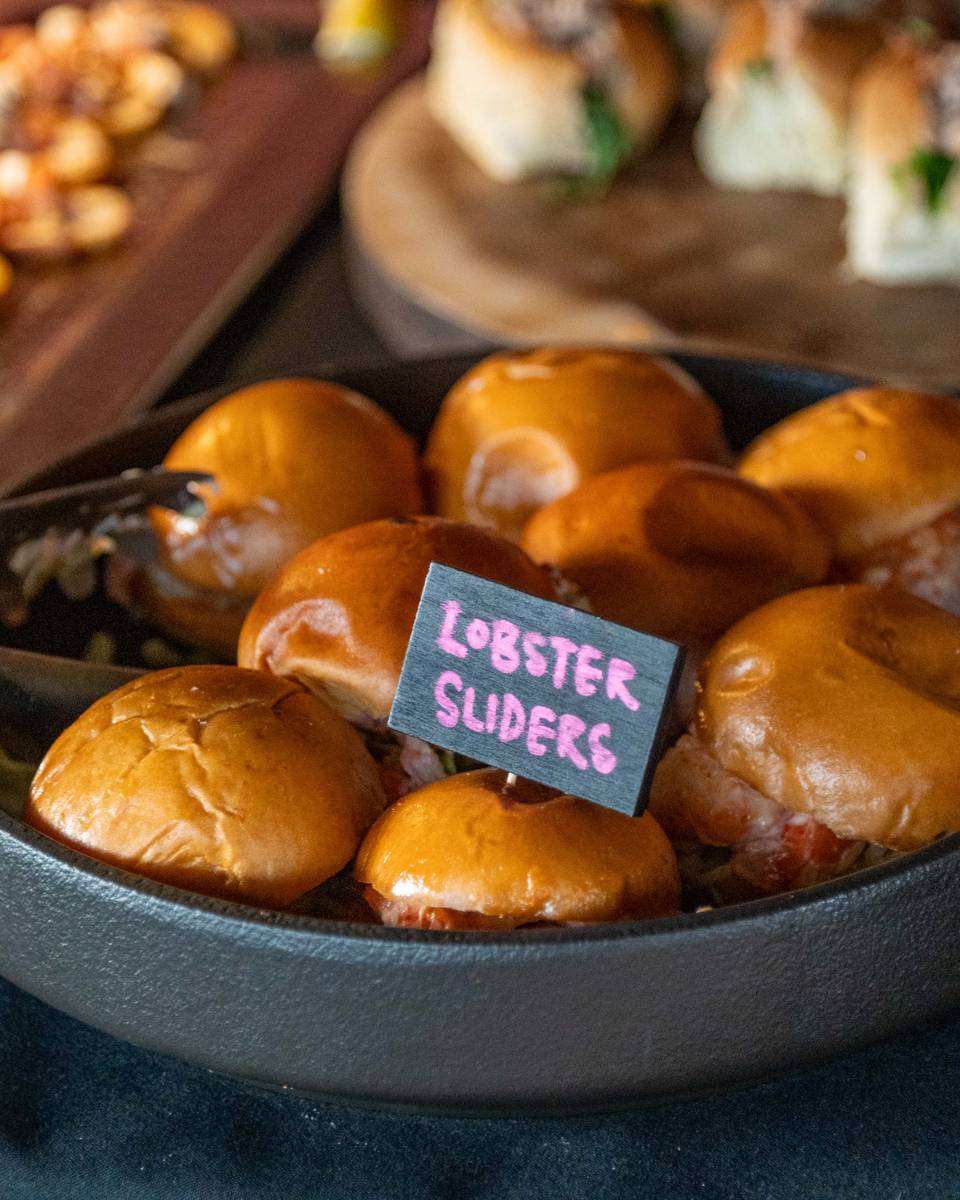 Lobster slides for the VIP experience.