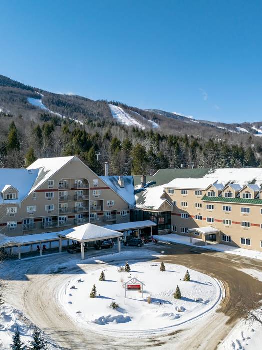 The Grand Summit Hotel at Sunday River in the winter time.