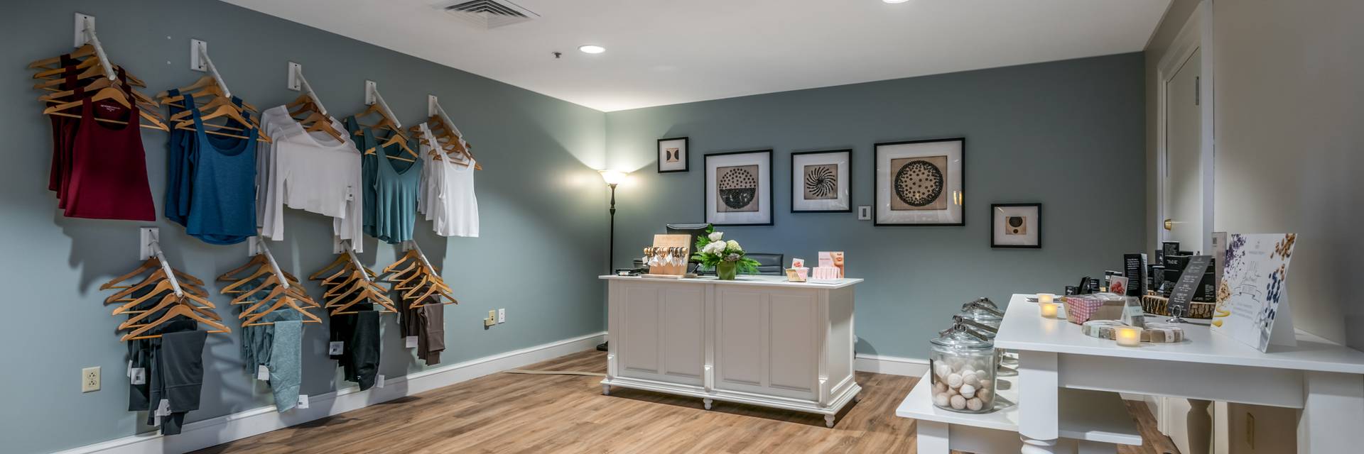 Jordan Spa retail shop.