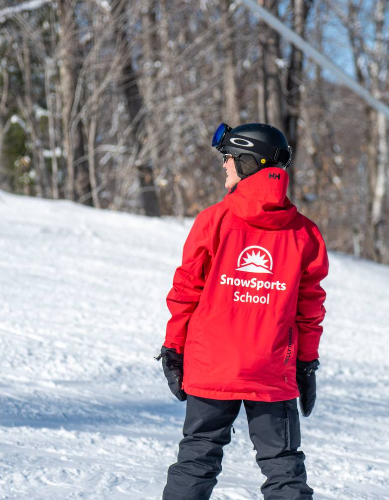 A Snowsports School instructor at Sunday River.