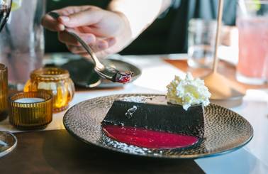 The flourless torte at Ember.