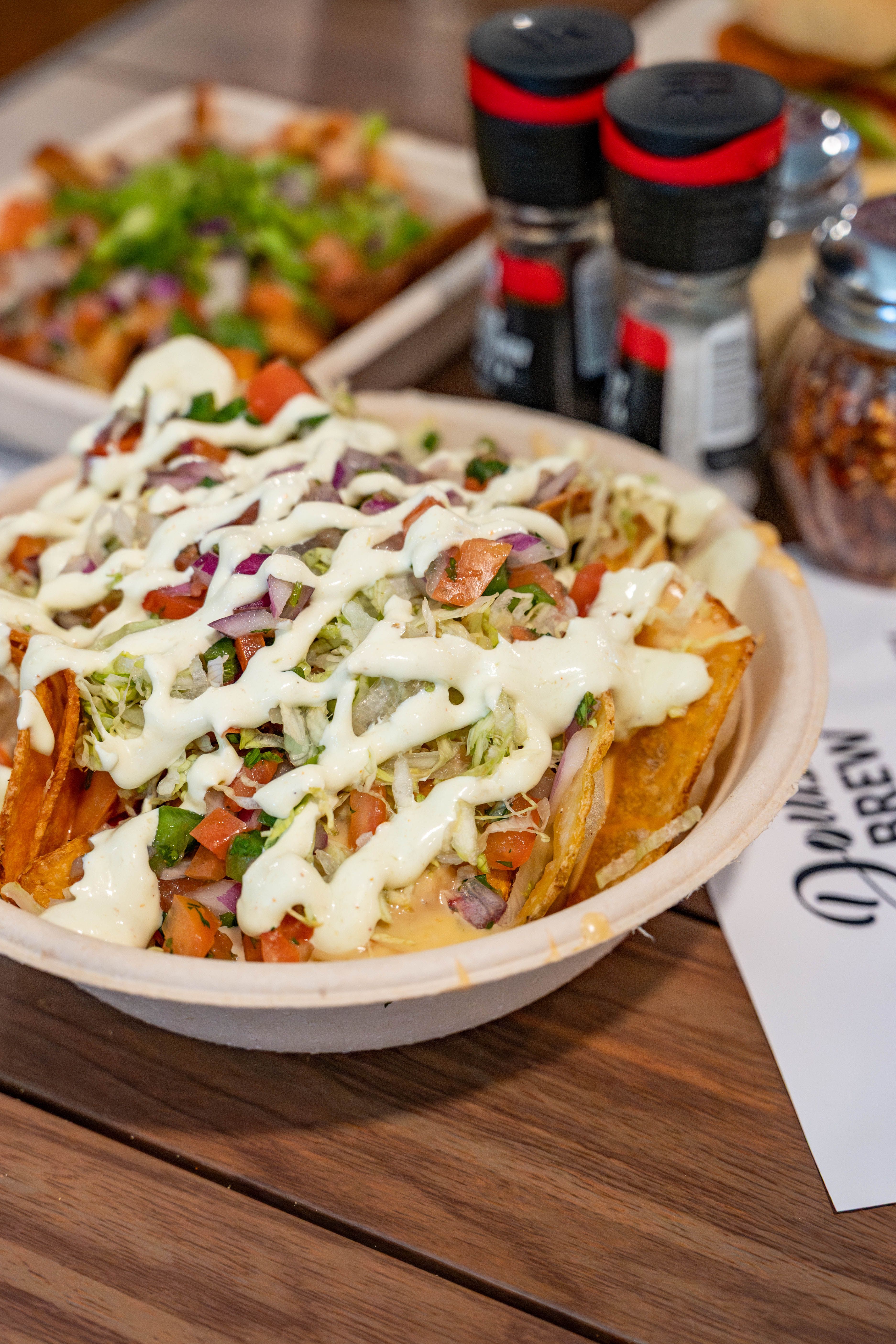 Irish nachos from Double Brew at Sunday River.