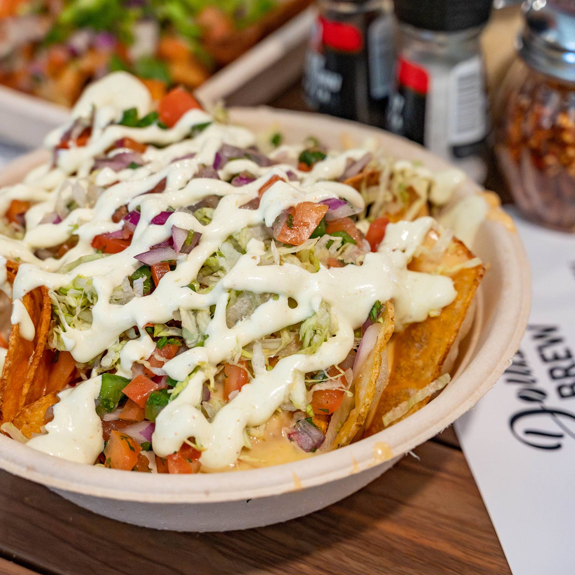 Irish nachos from Double Brew at Sunday River.