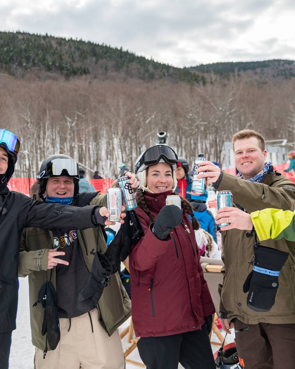 Friends at The Igloo at Sunday River.