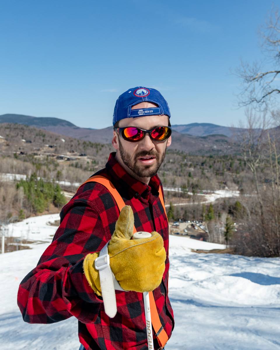 Maine's Finest Athlete Donny Pelletier giving a thumbs up.