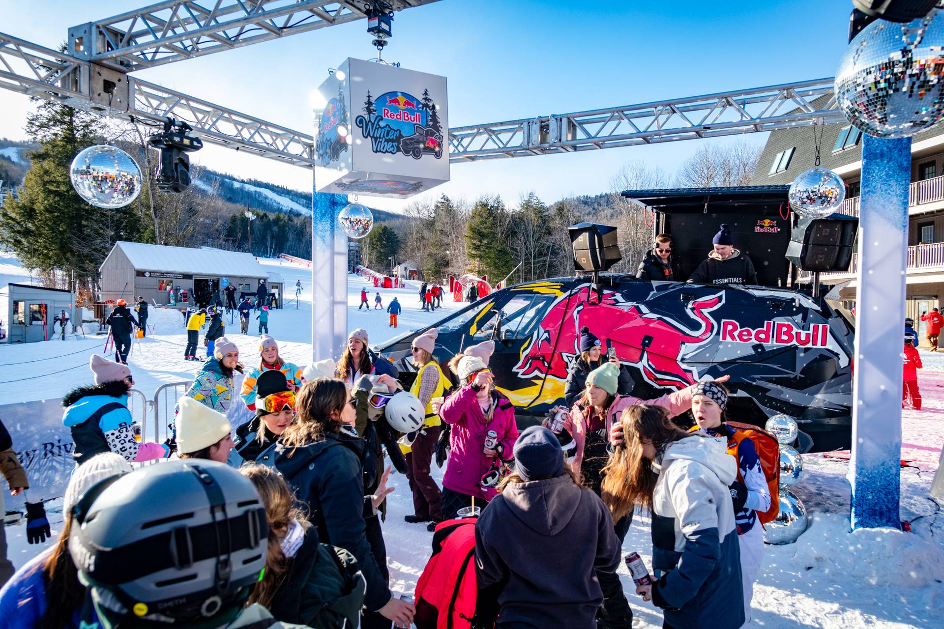 Red Bull Winter Vibes at Sunday River Resort, Maine.