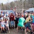 Donny Pelletier with the winning tailgate participants.