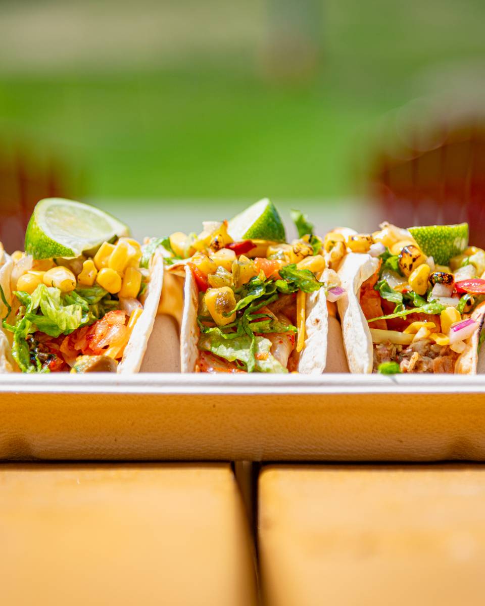 Tacos served from Sunny's Beer Garden.
