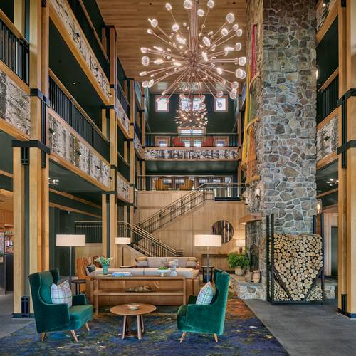 The Jordan Hotel Lobby at Sunday River