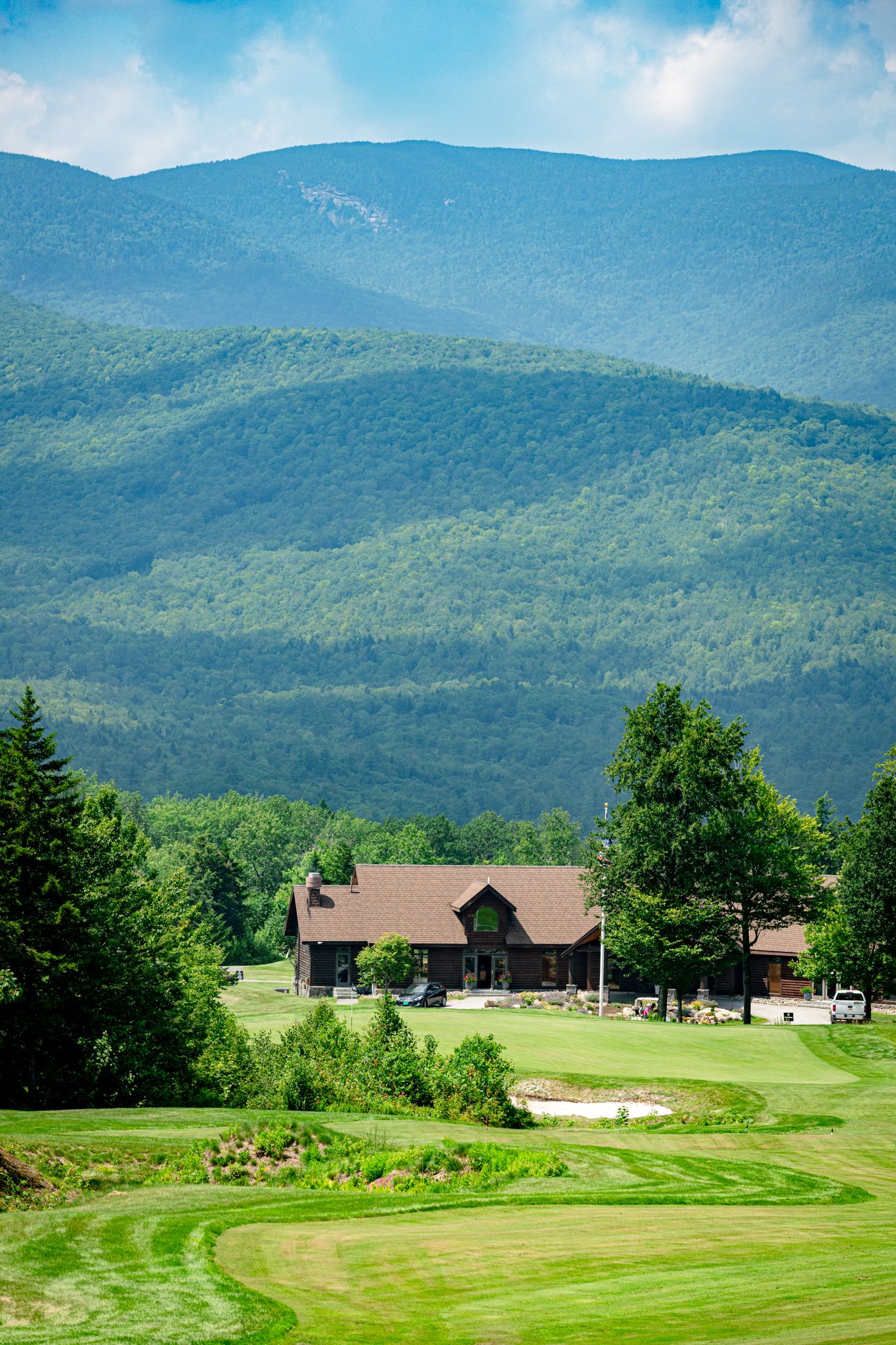A scenic view of The Clubhouse at Sunday River.