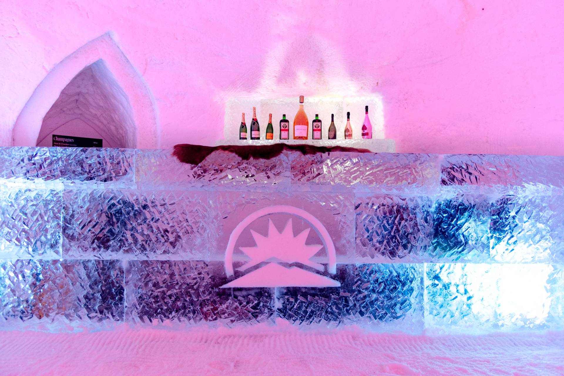 The Igloo ice bar.