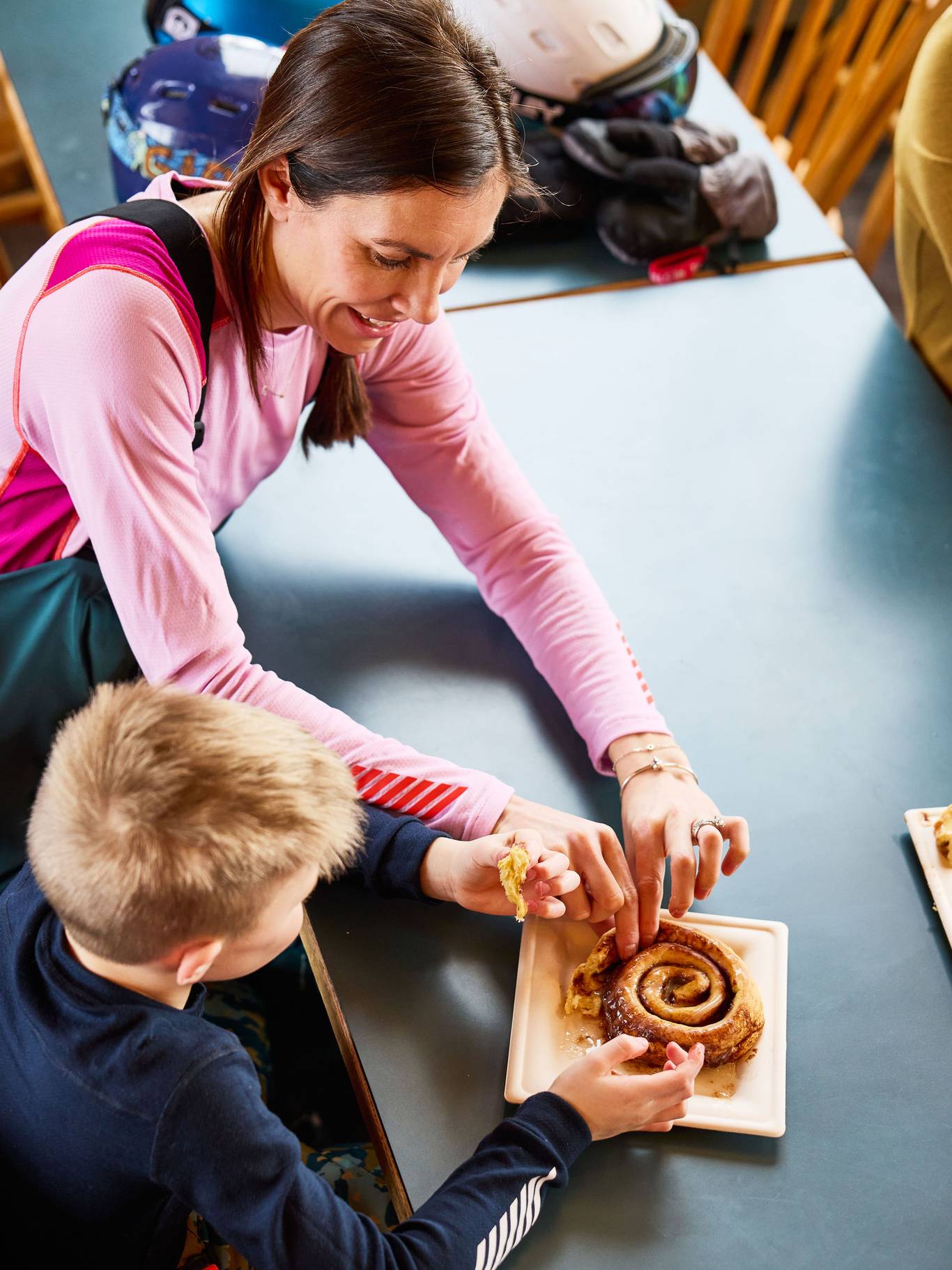People checking out The Iglu at Sunday River.
