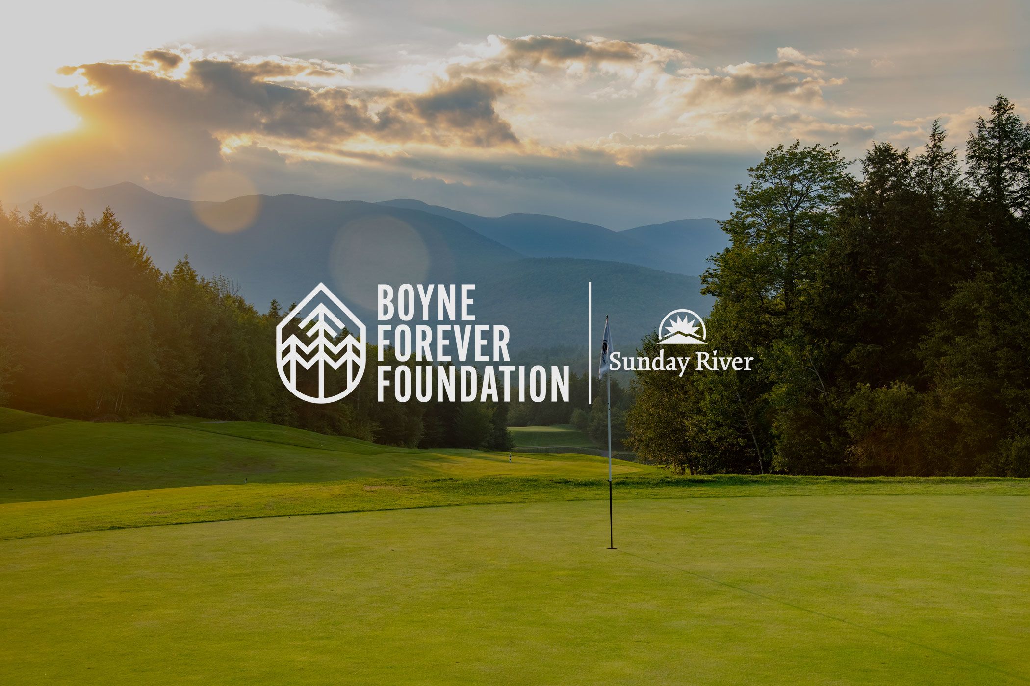 BFF Logo over the Sunday River Golf Club