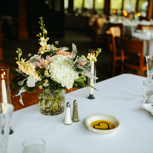 A beautiful wedding presentation