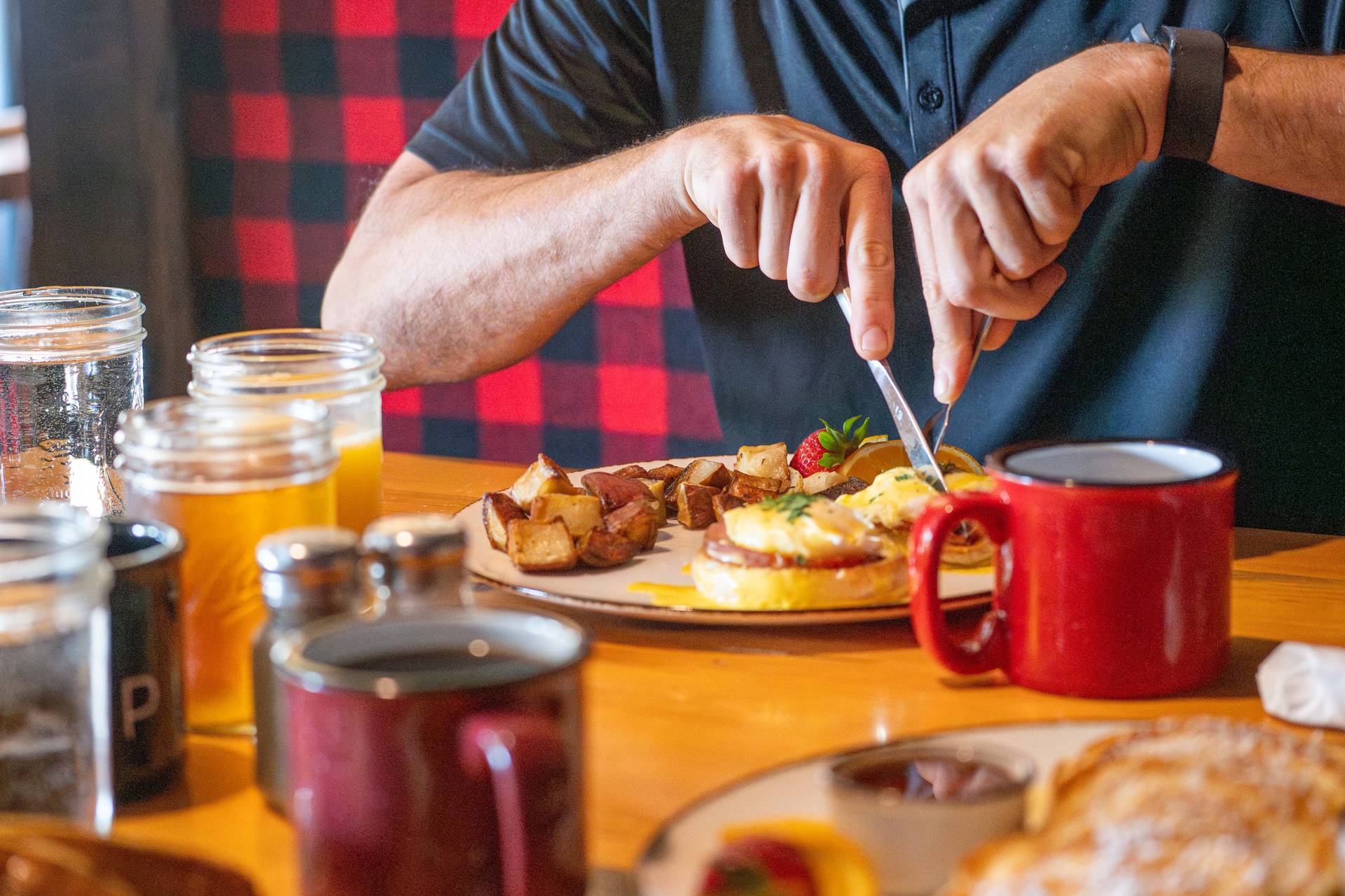 Interior of Camp at the Grand Summit.
