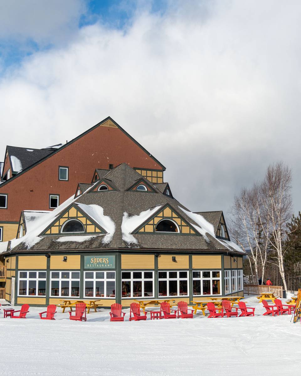 Outdoor of Sliders at Sunday River.