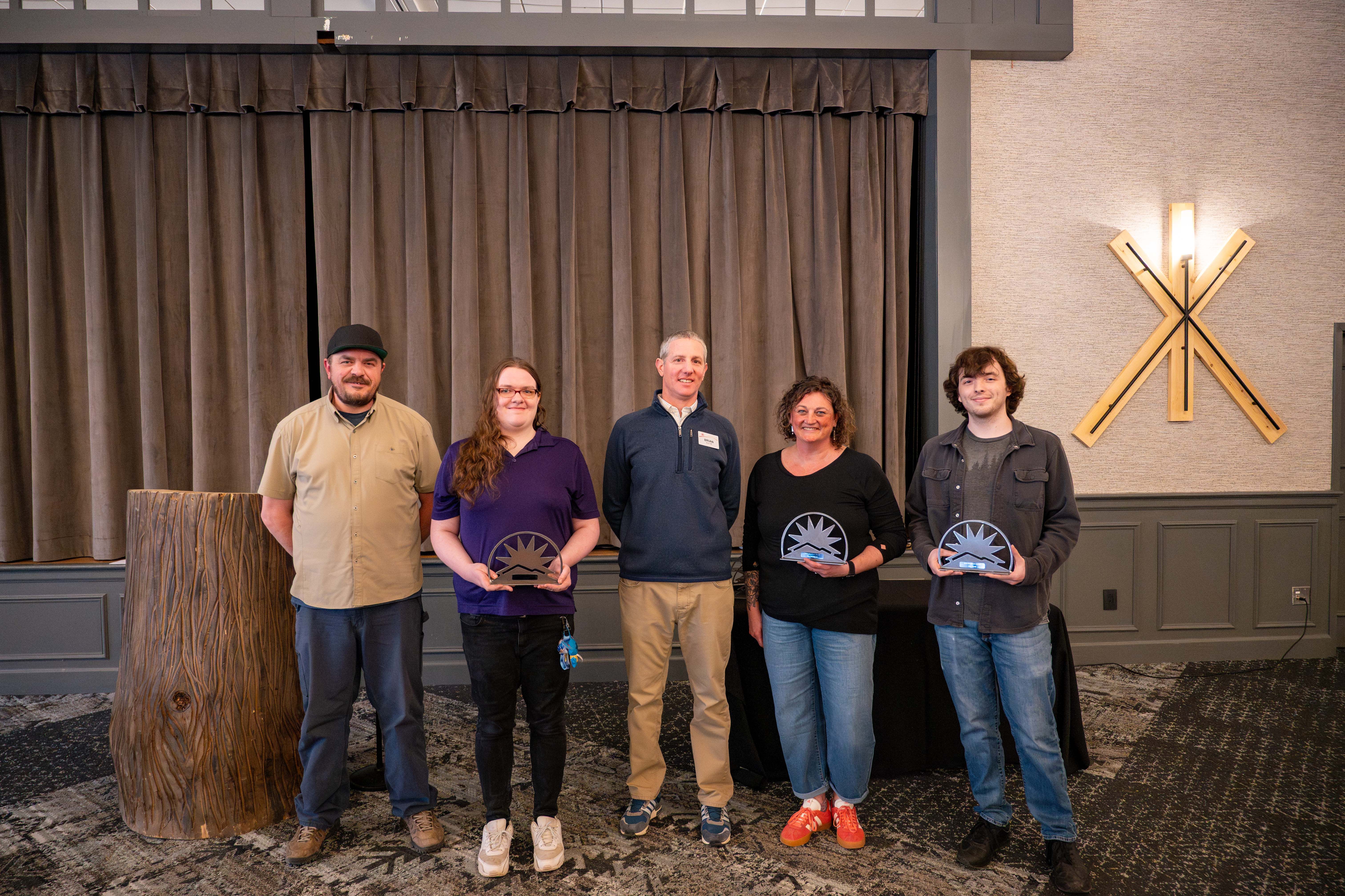 Team Member's receiving their President's Awards.