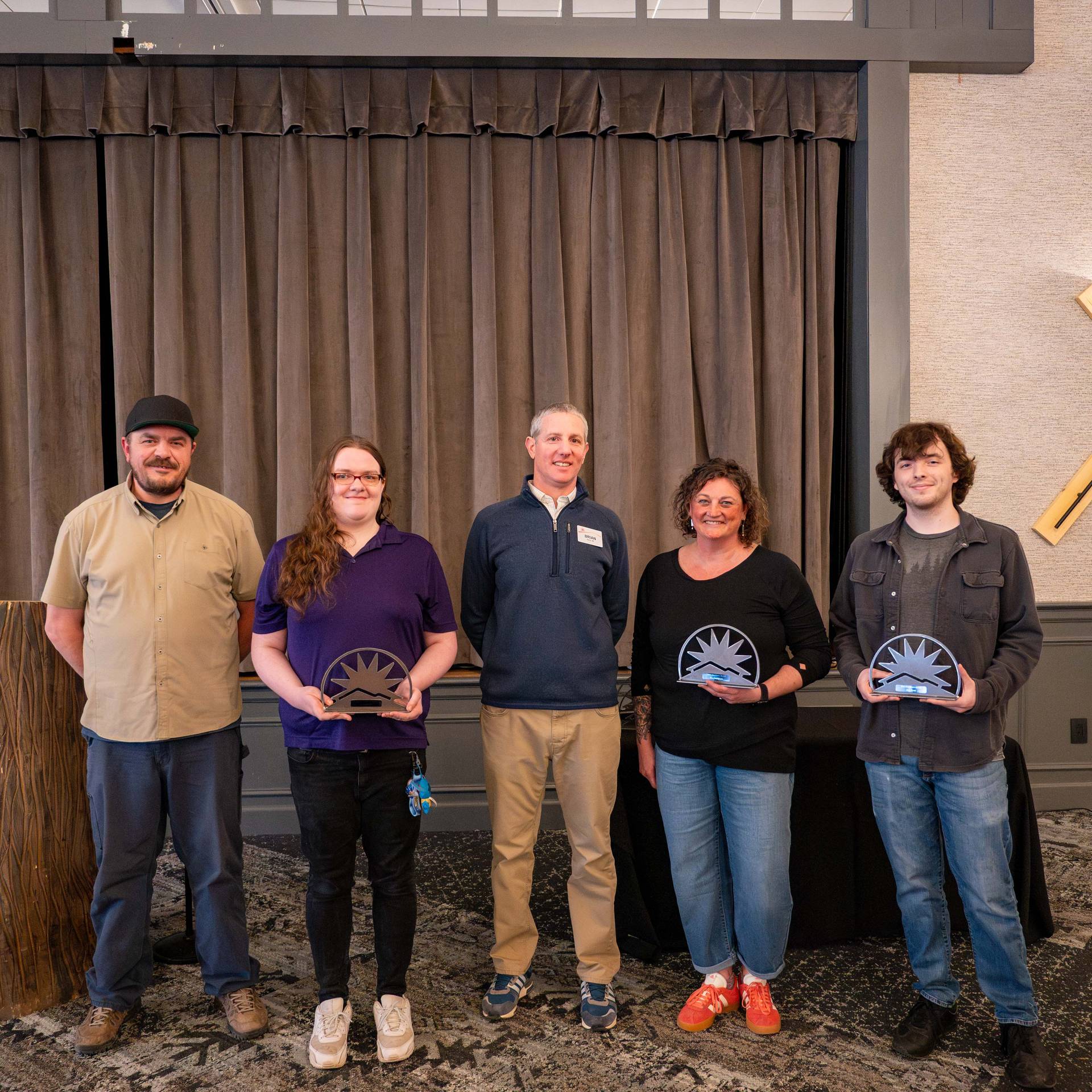 Team Member's receiving their President's Awards.