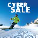 Cyber sale logo for Sunday River.