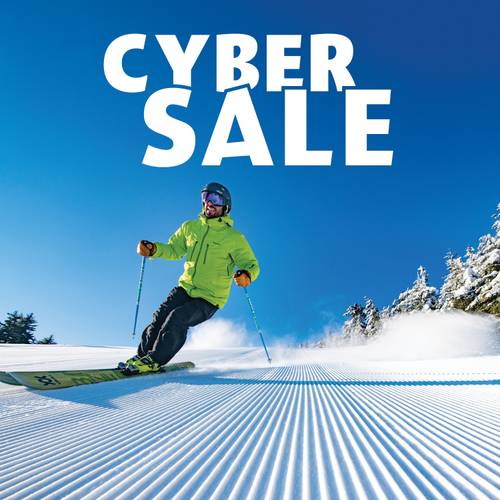 Cyber sale logo for Sunday River.