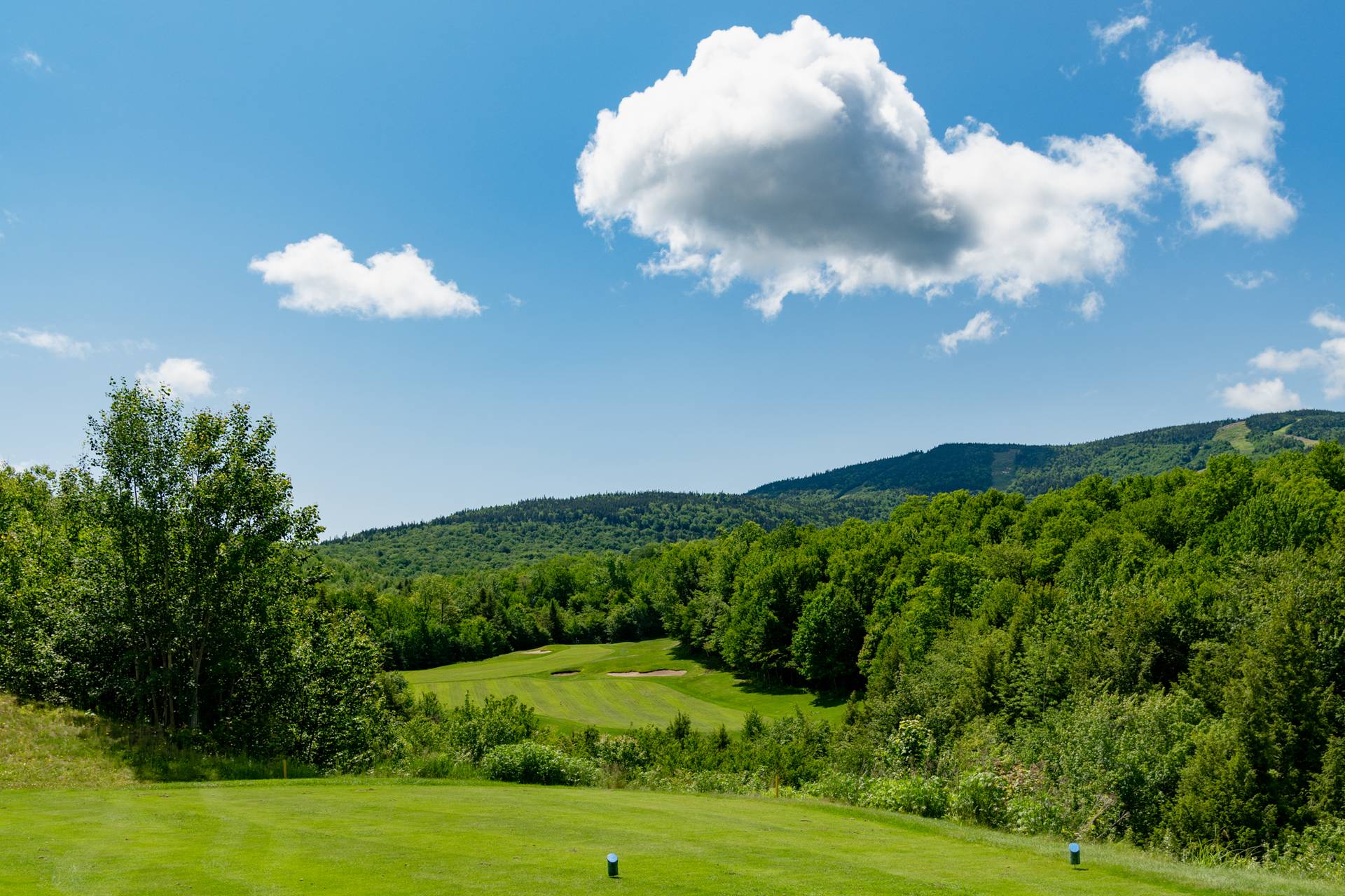 The golf course at Sunday River.