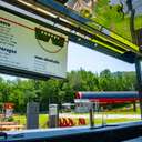 Sunny's Beer Gargen outdoor venue in the summer.