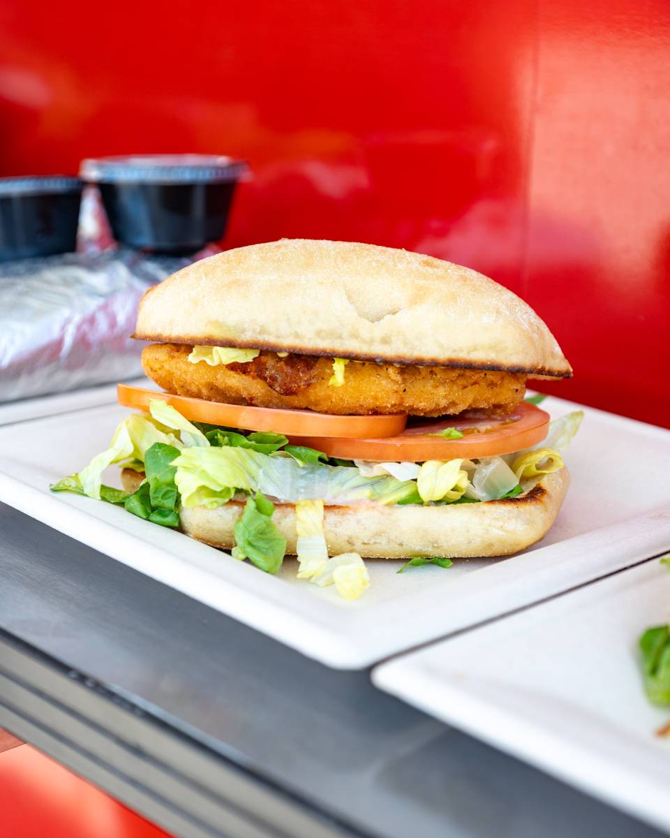 Chicken sandwich at Sunny's.