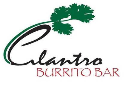 Cilantro Burrito Bar logo at Sunday River.