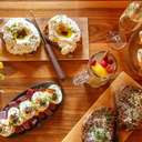 A platter of food from The Mountain Room at Sunday River.