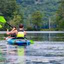 Kayakers participating in Sunday River Outfitters.