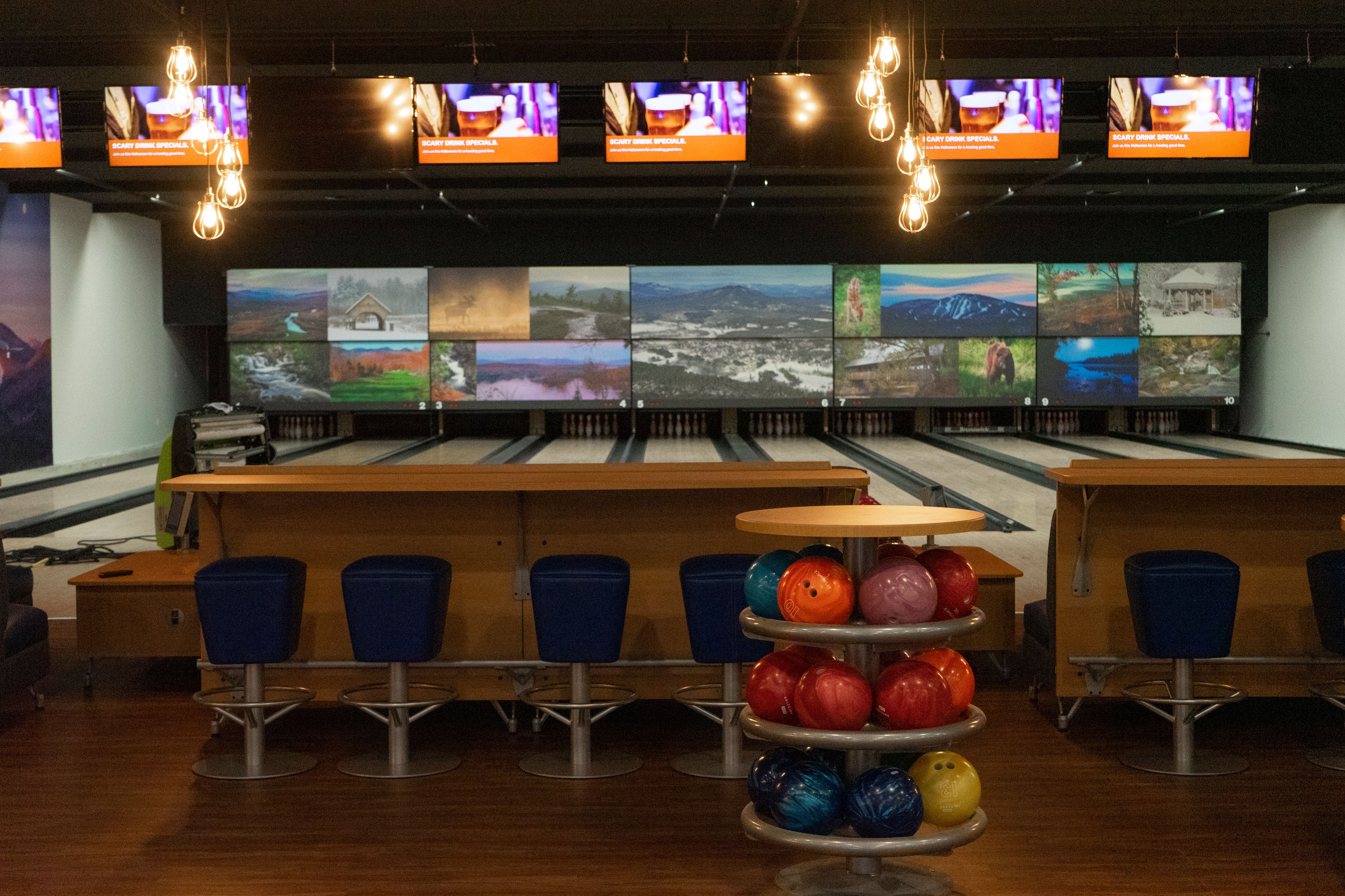 River Lanes bowling in Bethel, Maine.