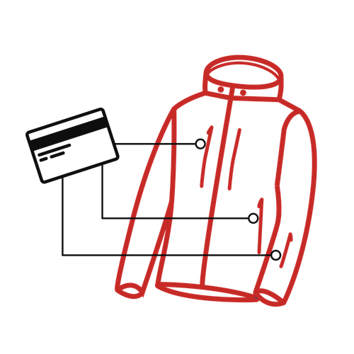 Icon of where to put your go-card for skiing at Sunday River.