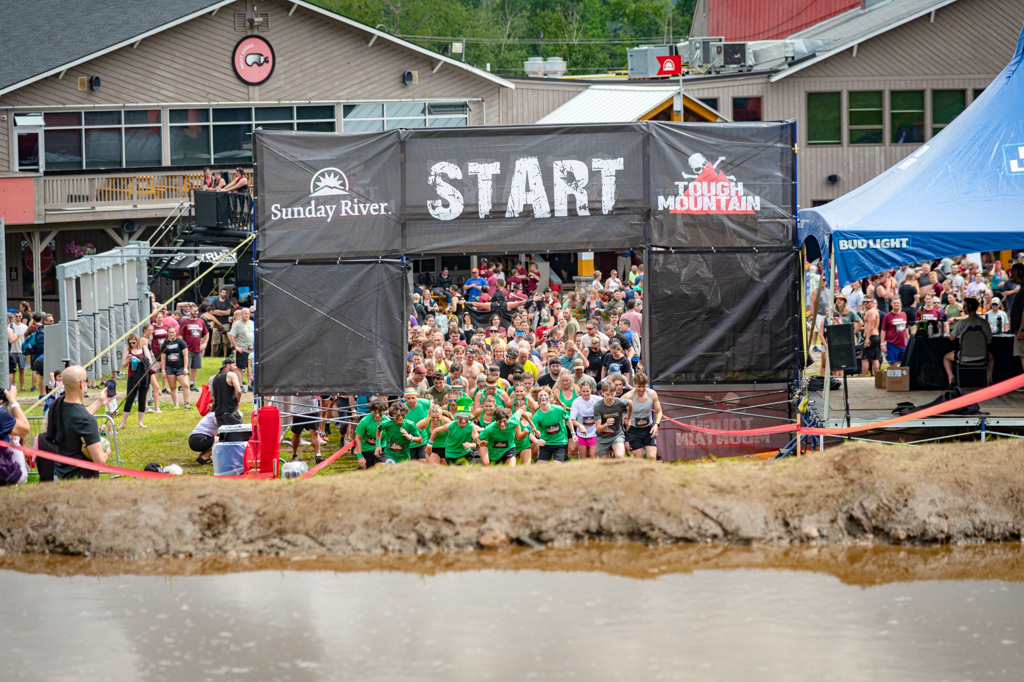 Tough Mountain Challenge start line.