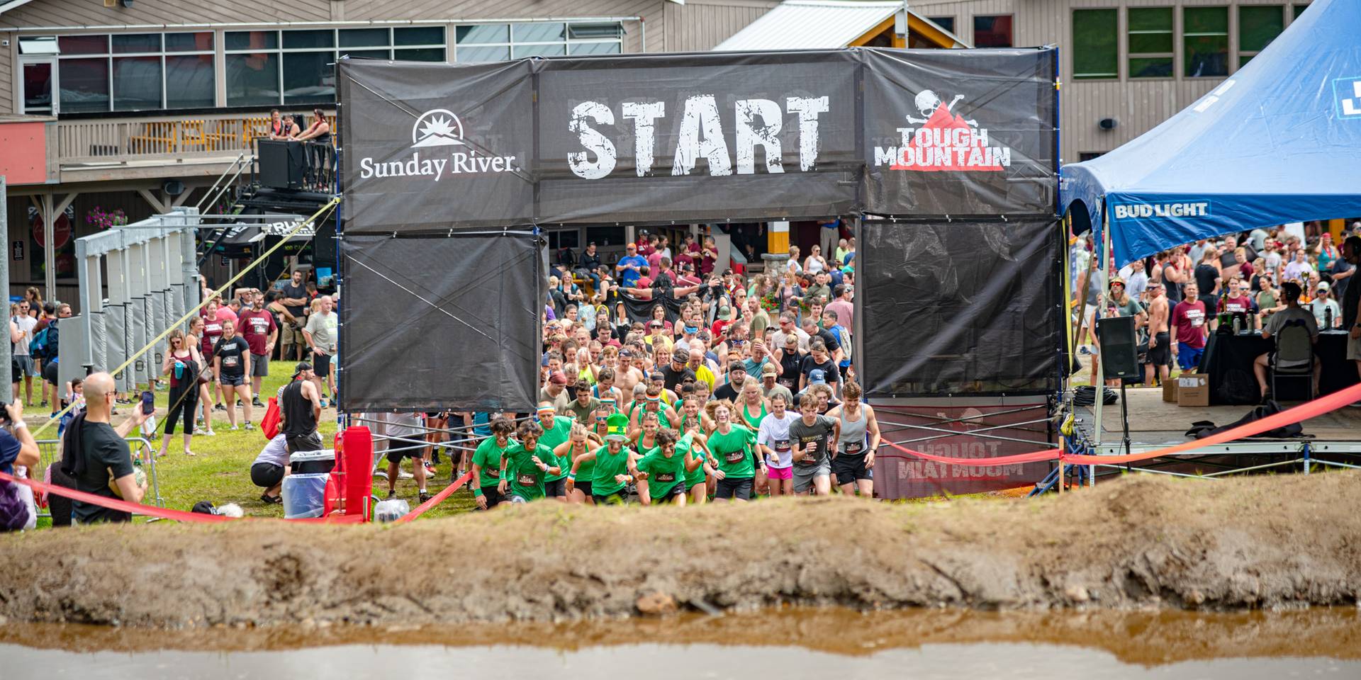 Tough Mountain Challenge start line.