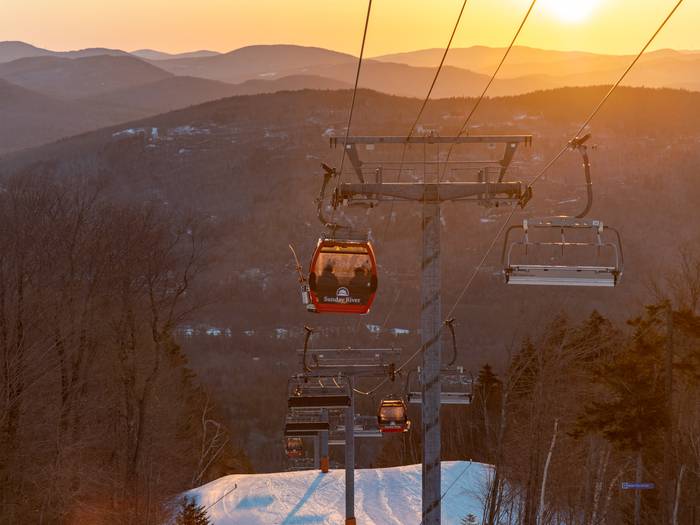 The Chondola at Sunday River.