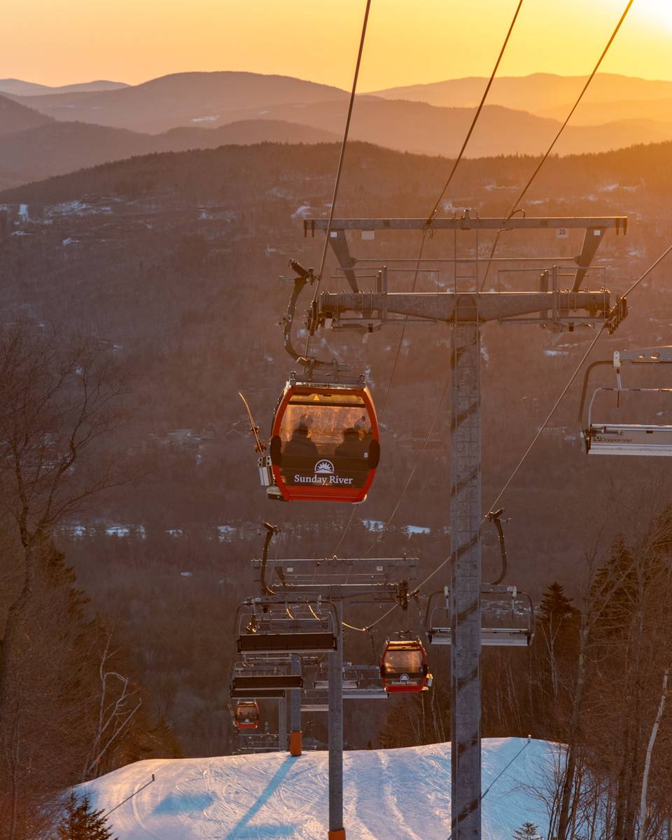 The Chondola at Sunday River.