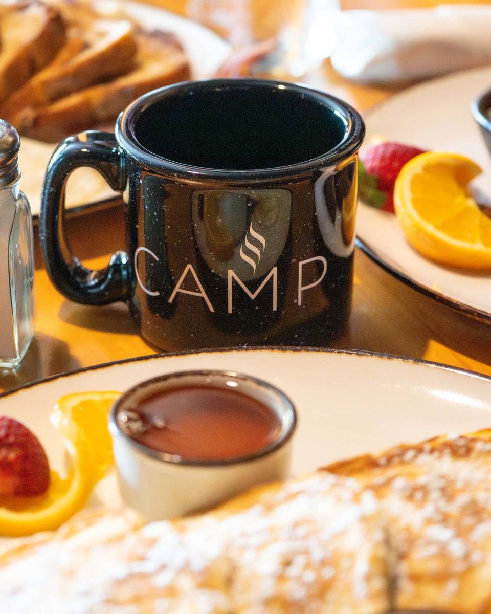 French toast and other breakfast food from Camp at Sunday River.