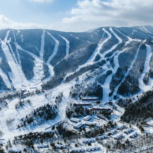 Aerial view of Sunday River.