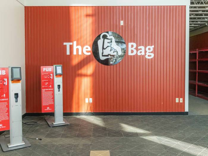 The Bag entryway at Sunday River