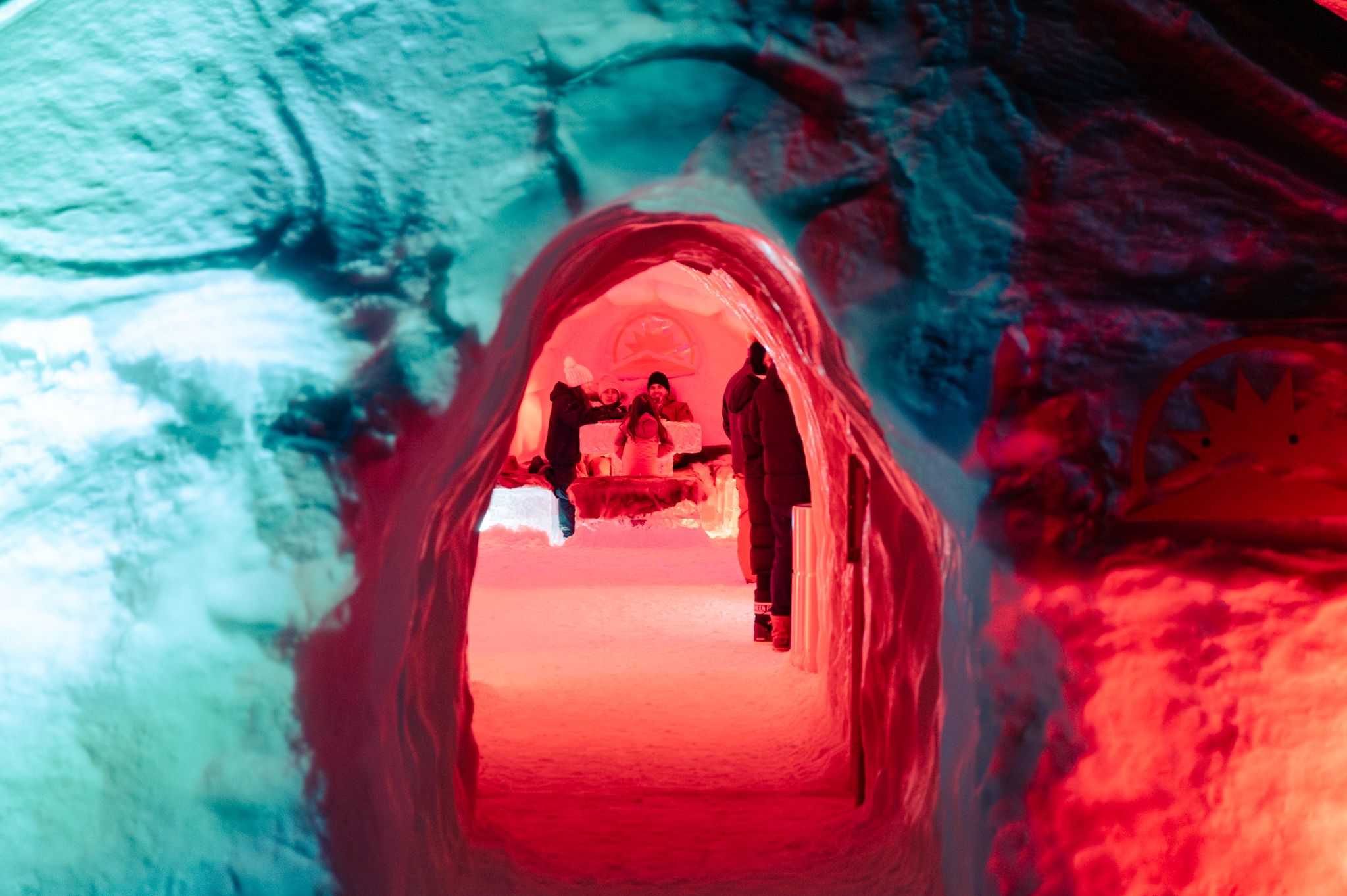 The door frame to the Iglu at Sunday River.