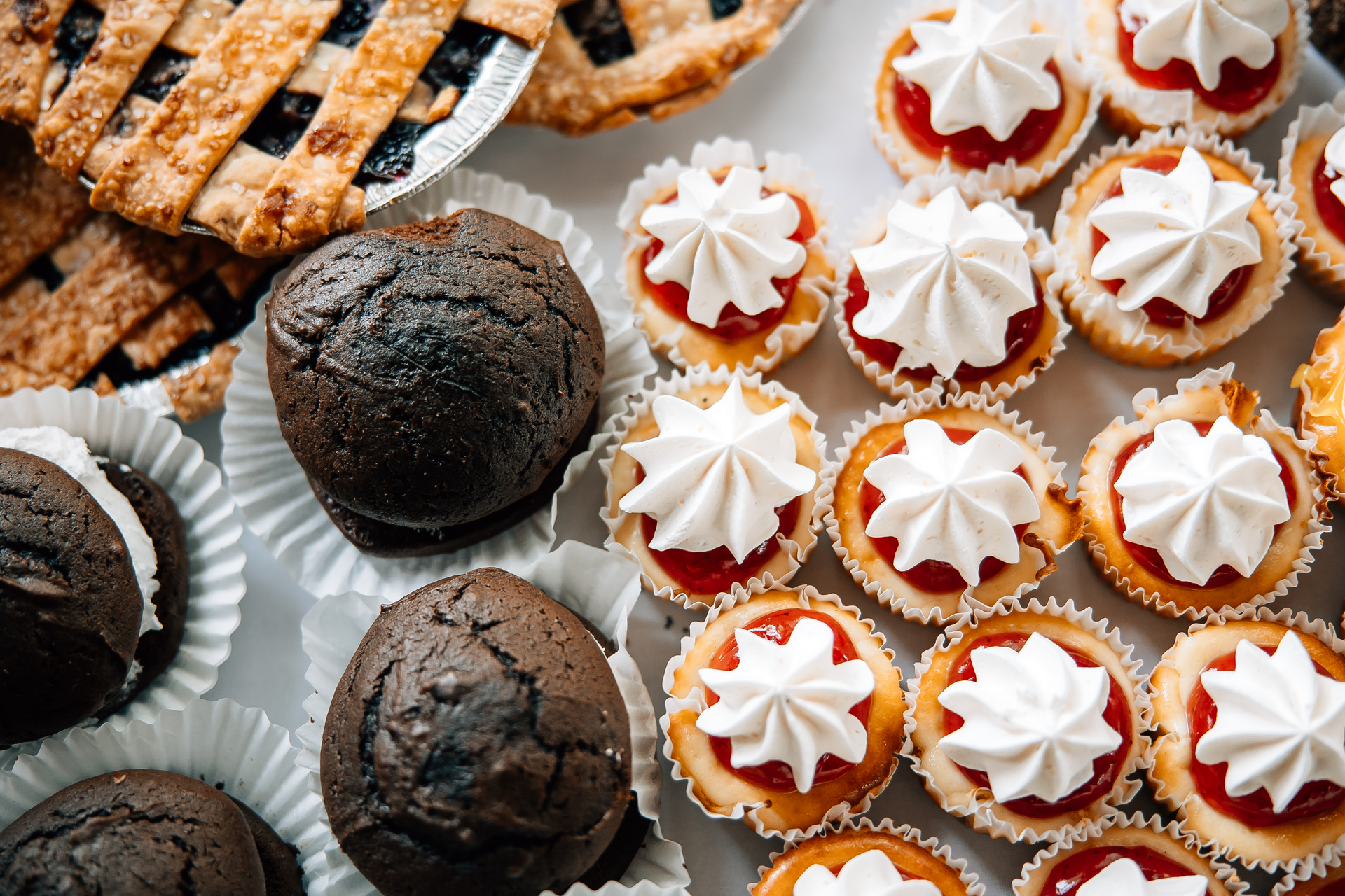 Delicious treats at a wedding reception