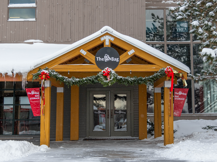 The entrance to the Bag at Sunday River.