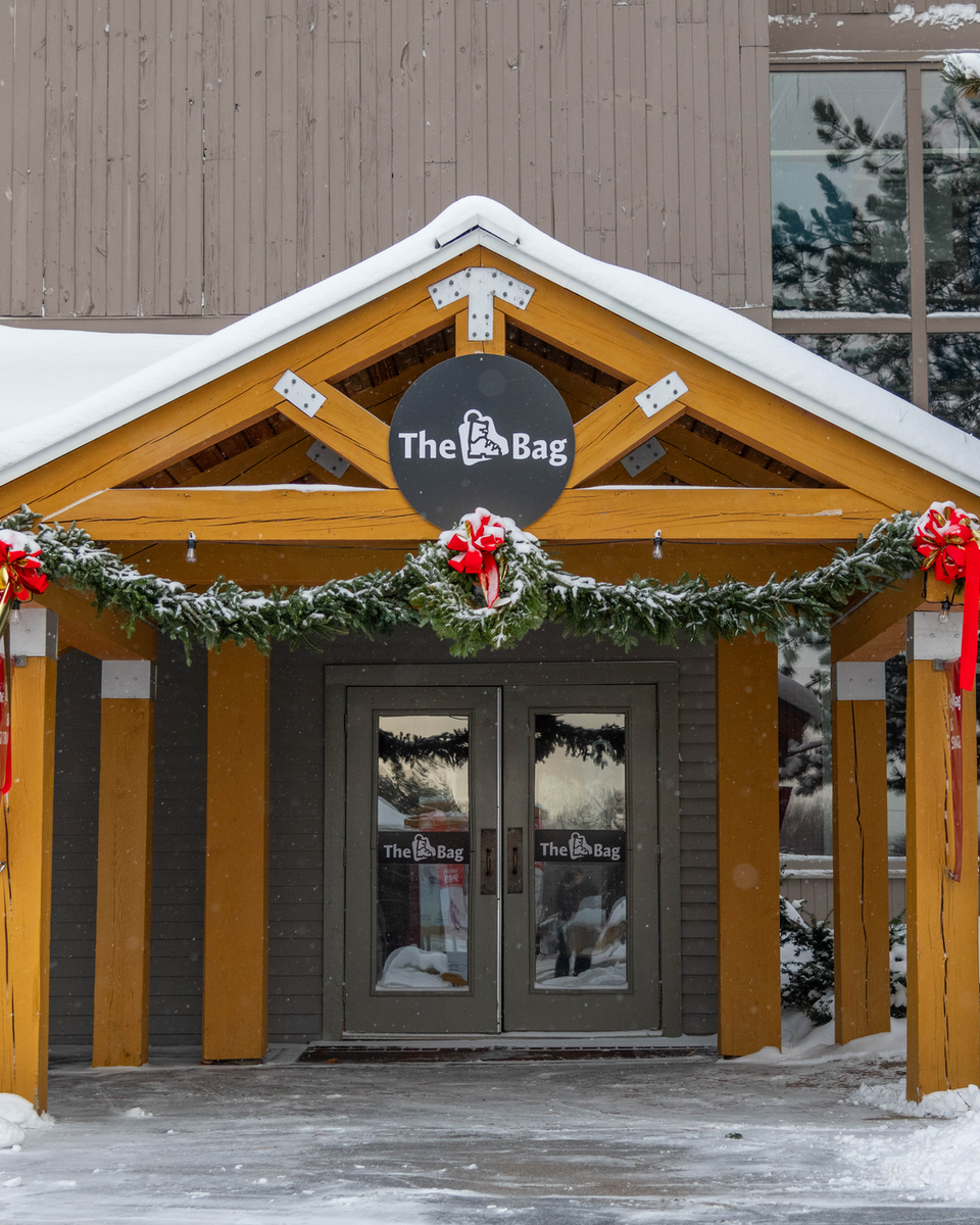 The entrance to the Bag at Sunday River.