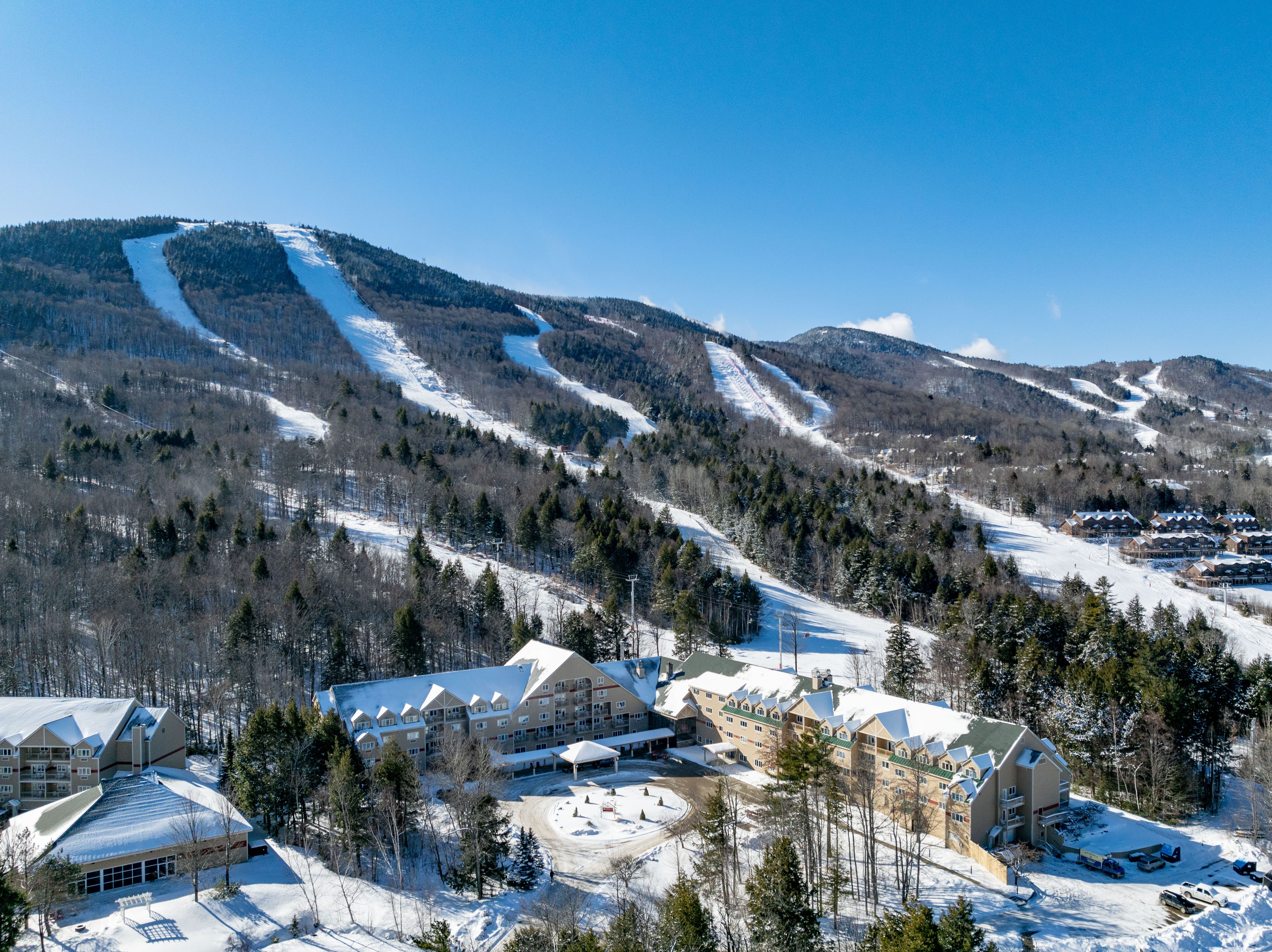 Grand Summit Hotel in the winter time at Sunday River.