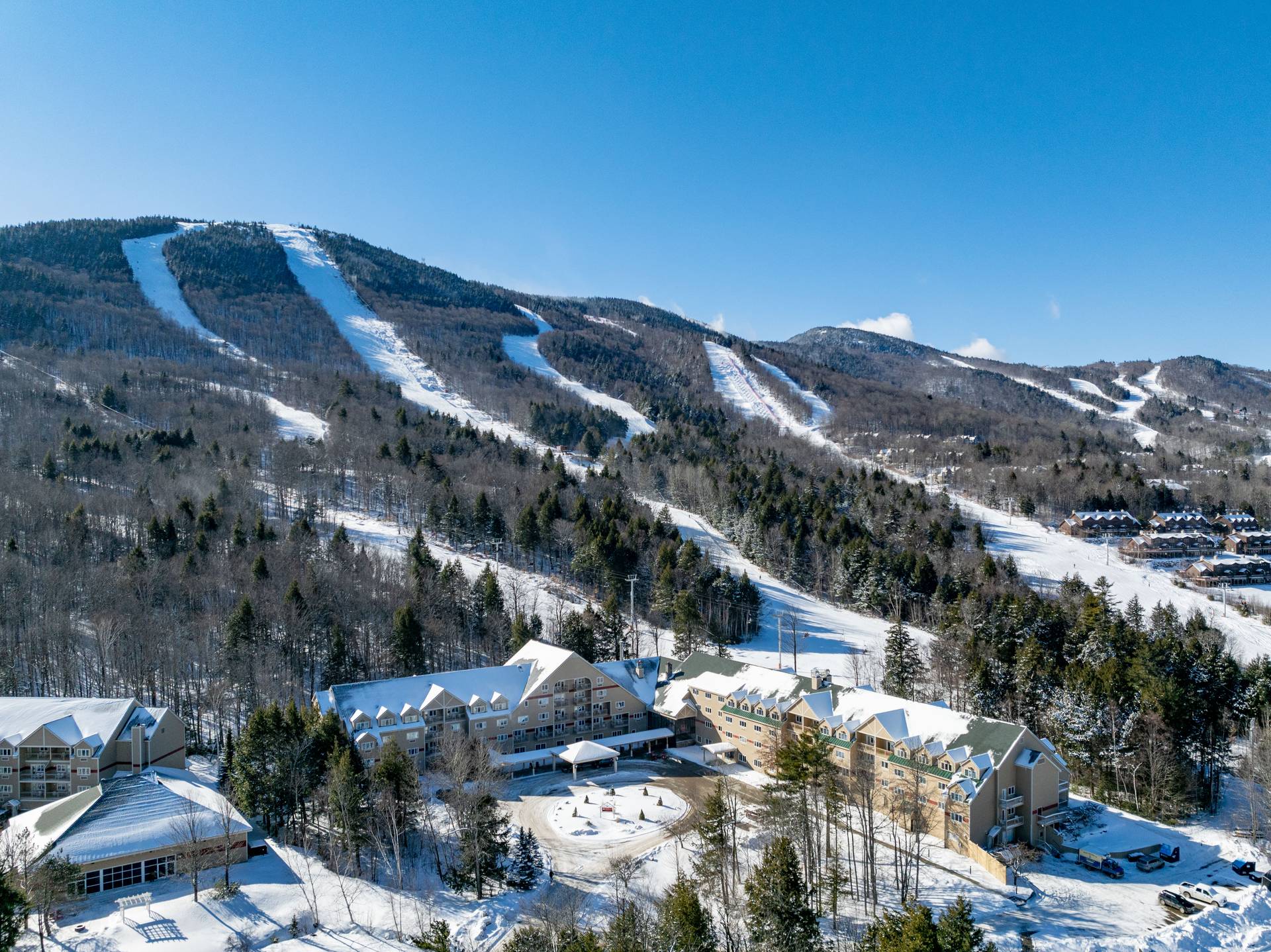 Grand Summit Hotel in the winter time at Sunday River.