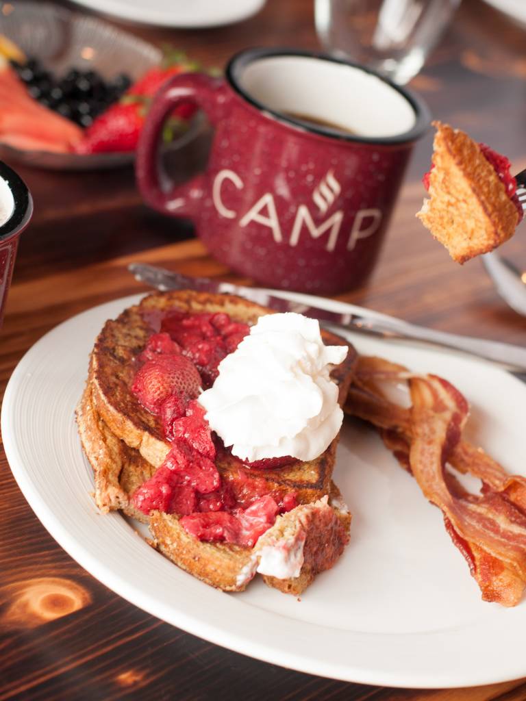 Camp breakfast at Sunday River.