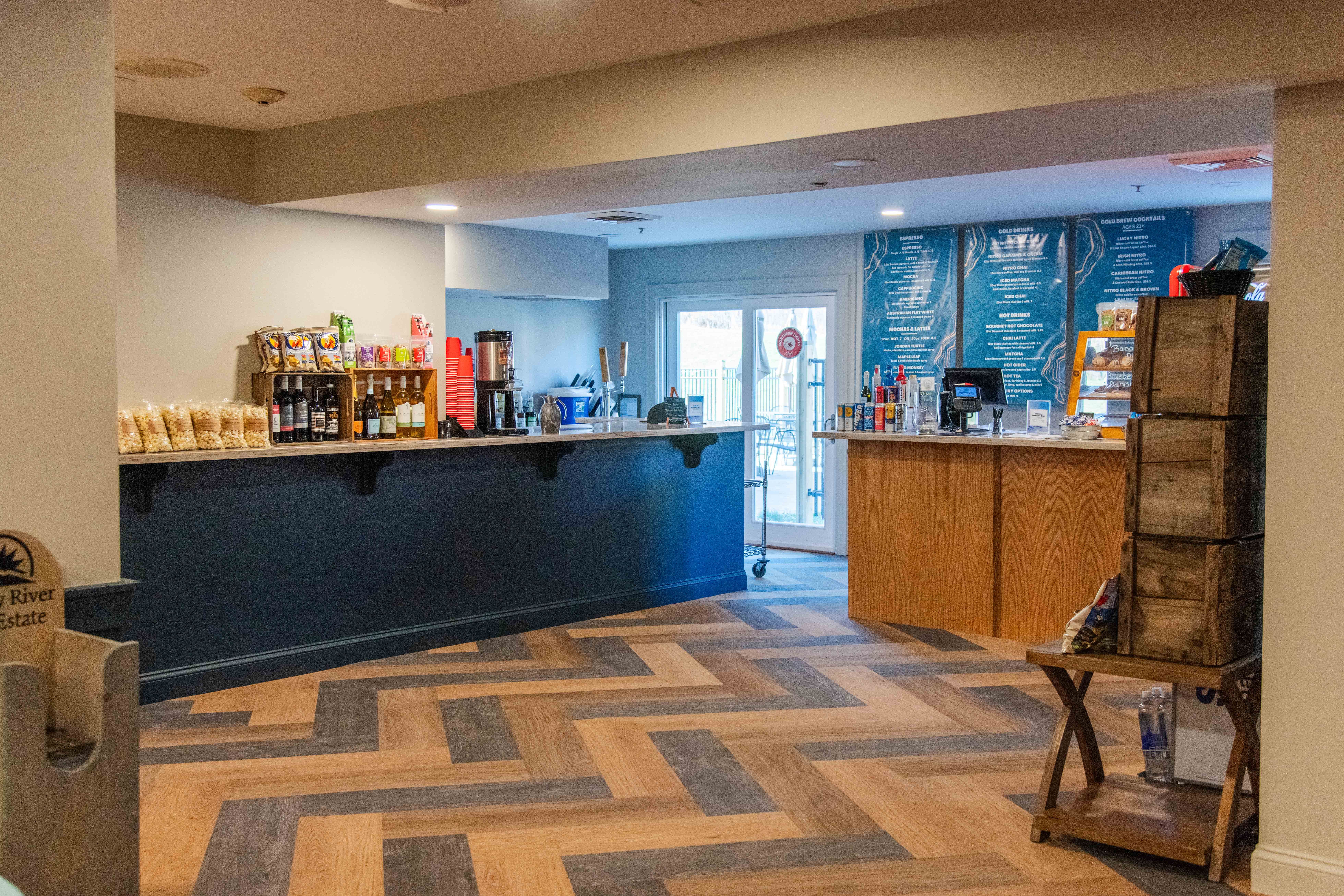 Northern Lights Cafe lobby.