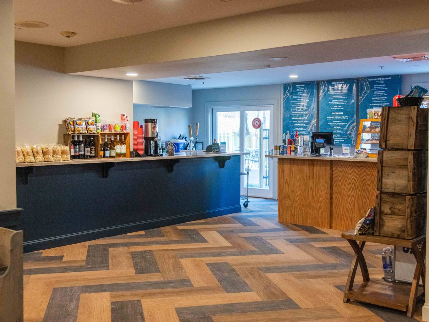 Northern Lights Cafe at Sunday River ordering area.