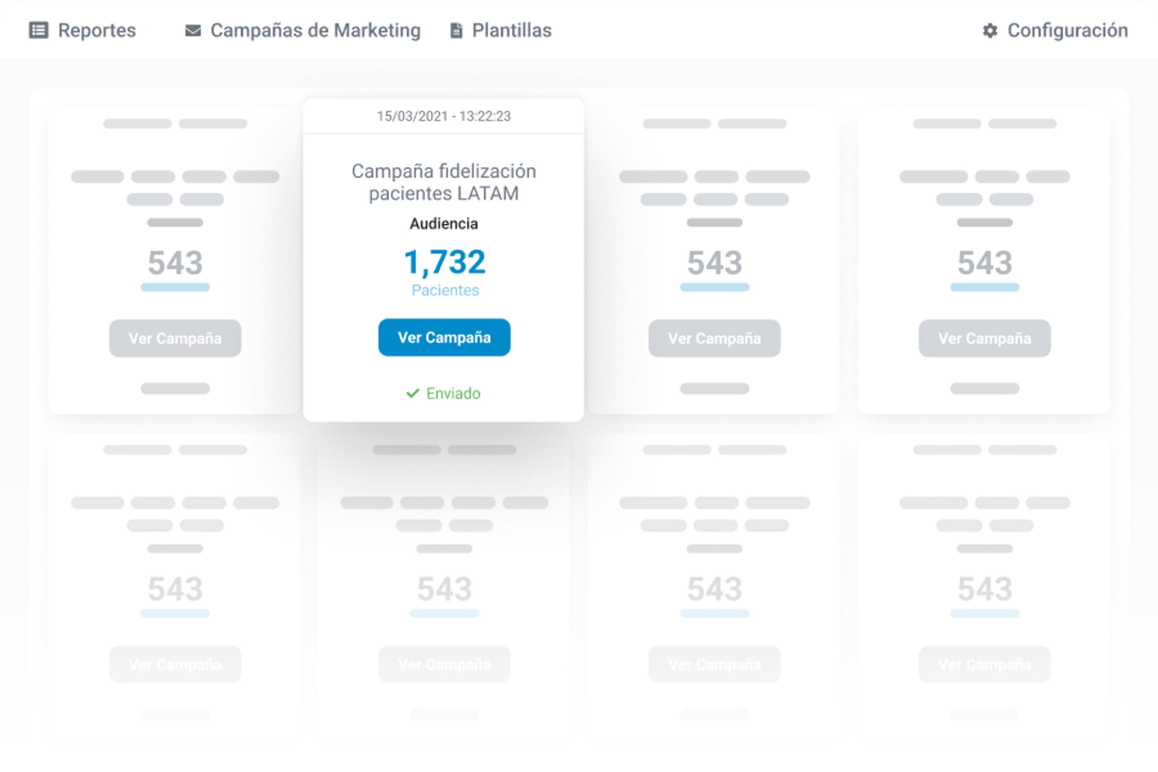 Campaña de email marketing enviada a los pacientes desde Dentalink